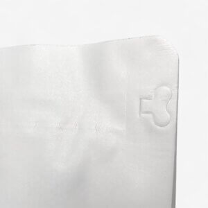 Płaskie Dno Biały Papier błyszczący